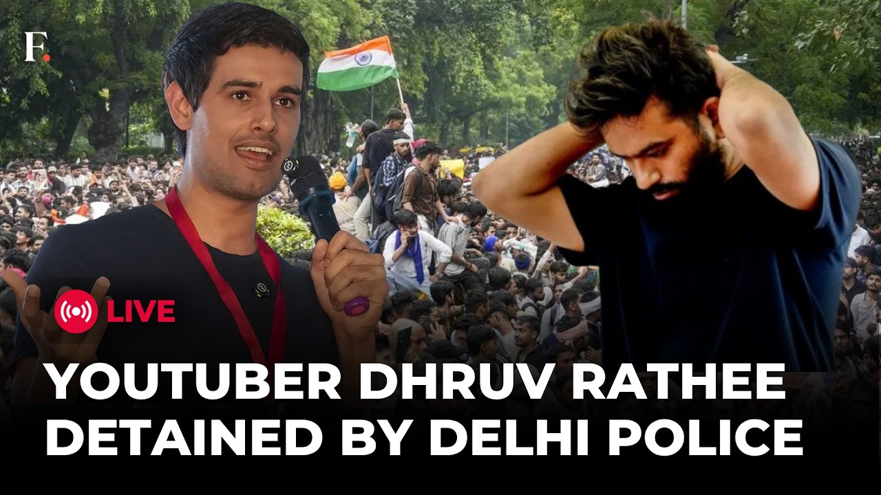 Dhruv Rathee Detained Ahead of CJP Protest From Gurugram Home: Report | LIVE