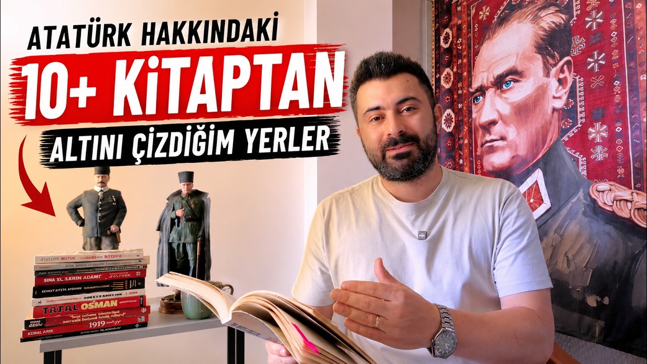 Altını Çizdiğim Atatürk Kitaplarını OKU-YORUM I Detay Anılar