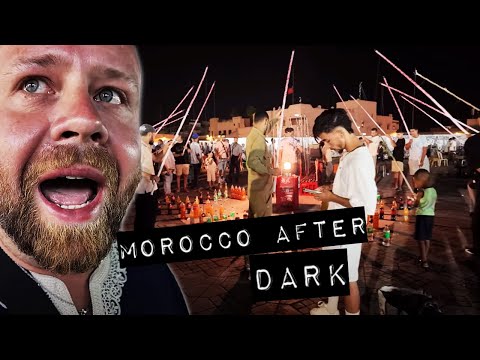 Morocco TURNS UP at Night | Jemaa el Fnaa (مراكش)
