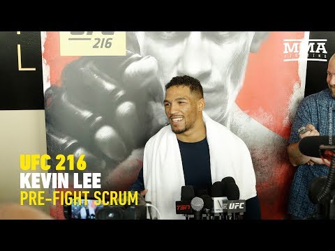 UFC 216: Kevin Lee Open Workout Scrum - MMA Fighting