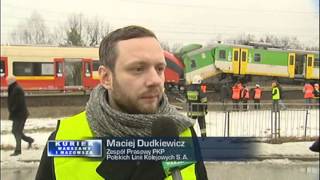preview picture of video 'Kolizja pociągów w Wesołej'