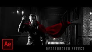 After Effects Tutorial : Avengers Endgame Desaturated Effect