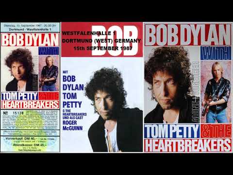 Bob Dylan Temples in Flames Tour (Autumn 1987) - Westfalenhalle 1 DORTMUND (West) Germany 15 09 87