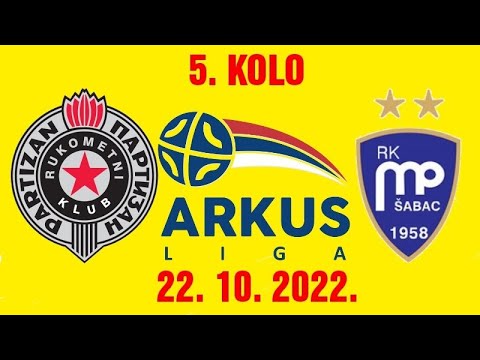 HANDBALL RUKOMET 2022  RK PARTIZAN BEOGRAD RK METALOPLASIKA ŠABAC ARKUS LIGA