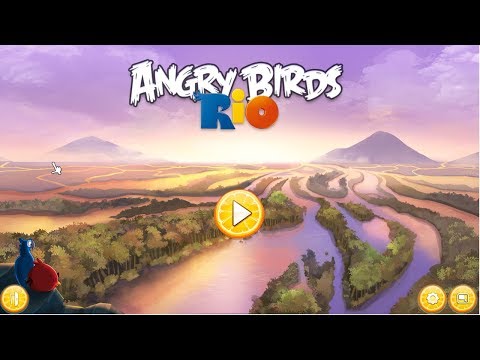 🐓🕊🦅🐦 Angry Birds Rio. Walkthrough, longplay. PC, Windows.