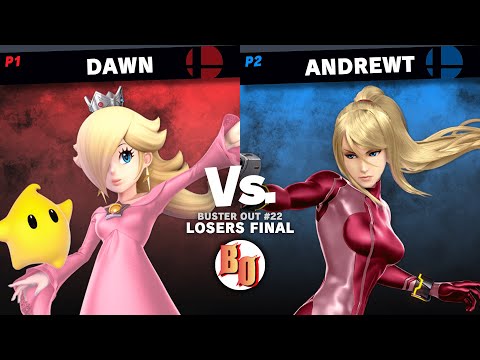 Buster Out #22 - Dawn (Palutena, Rosalina & Luma) VS AndrewT (Zero Suit Samus) - Losers Final
