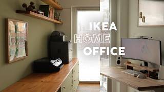 I build my husband's dream office with IKEA hacks