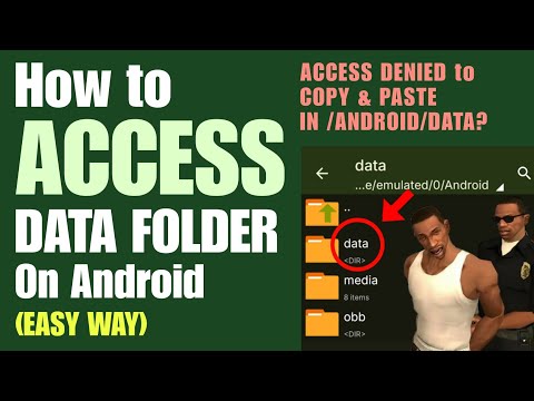 (FIX) Access Denied to Android Data Folder | Add files into /android/data | NO ROOT!