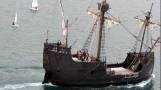 Santa María ship, Funchal, Madeira, Portugal, Africa