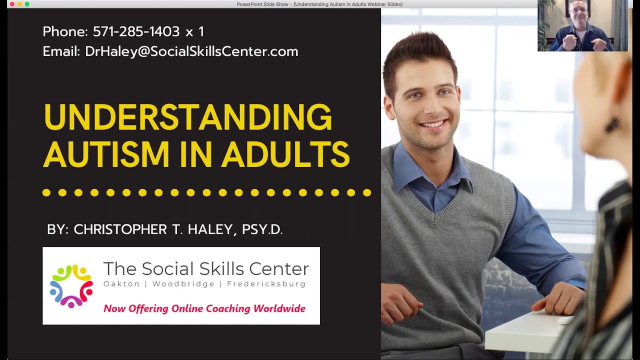 Understanding Autism in Adults - PART ONE