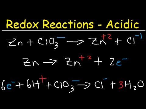 How To balance Redox Equations In Acidic Solution
