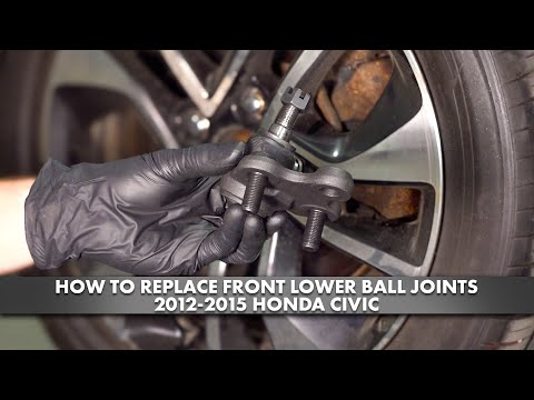 How to Replace Front Lower Ball Joints 2012-2015 Honda Civic