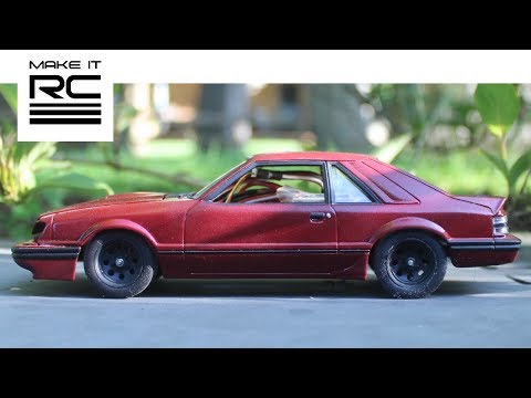 Assembling Chassis, Installing Electronics, and First Test Drive of 1/24 Mustang (E16)