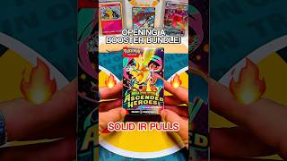 Pokémon ASCENDED HEROES Booster Bundle OPENING 🔥 SOLID IR #pokemon #pokemoncards #pokemontcg #asmr