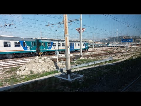 Partenza dalla stazione di Ancona a bordo del Frecciabianca (FB 8816) Lecce - Venezia S. Lucia