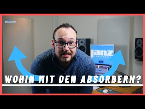 Absorber richtig positionieren | Raumakustik verbessern, Hall entfernen mit Akustikmodulen