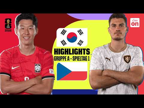 Südkorea vs. Tschechien: HIGHLIGHTS - Zauber-Lupfer & späte Entscheidung! | FIFA WM 2026