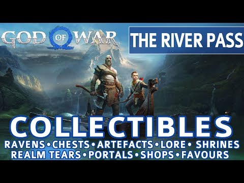 God of War - The River Pass All Collectible Locations (Ravens, Chests, Artefacts, Shrines) - 100%