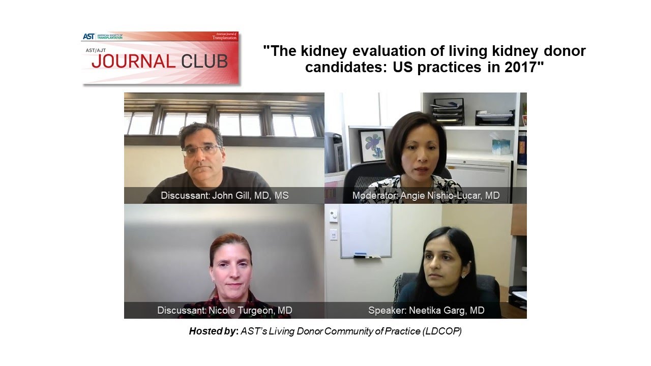The kidney evaluation of living kidney donor candidates: US practices in 2017