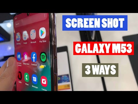 SAMSUNG GALAXY M53 5G: 3 WAYS TO TAKE SCREENSHOTS