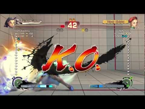 SSF4 AE Nike5123 (Cammy) Vs rose1ukaidesu (Rose)
