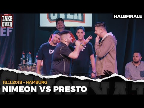 Presto vs. Nimeon - Takeover Freestyle Contest | Hamburg 16.11.18 (HF 2/2)