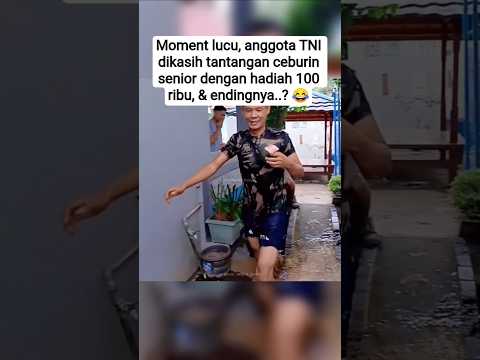 CHALLENGE CEBURIN SENIOR 😂‼️#tni #tentara #militer