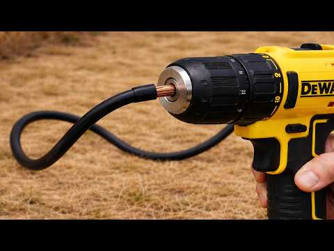 Billions of People Don’t Know This Drill Trick 😱 Plug an Old Cord and See!