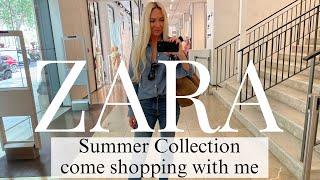 ZARA HAUL TRY ON SUMMER | Come SHOPPING with me to ZARA