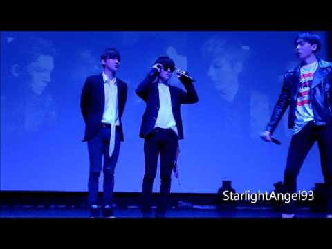160405 Teen Top Hello Message to a Fan's Daughter - Red Point in Chicago
