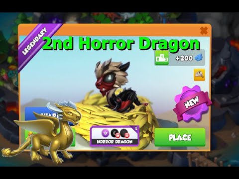 Hatched 2nd Horror Dragon-Dragon Mania legends | Dungeon and Hero challenge Event