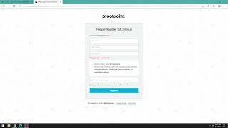 ProofPoint Encrypted Email Registration