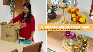11 AFFORDABLE AMAZON DIWALI DECOR HAUL || Home DECOR Haul for Home || Amazon Haul ||