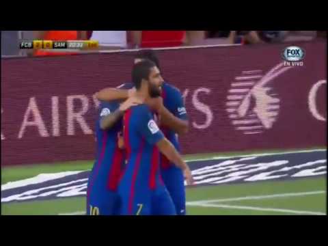 FC Barcelona vs UC Sampdoria Goals & Highlights 2016