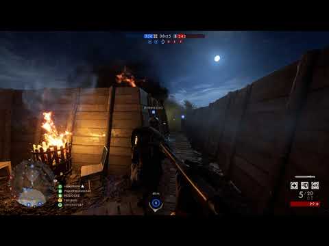 Battlefield 1 - Intense German trench assault