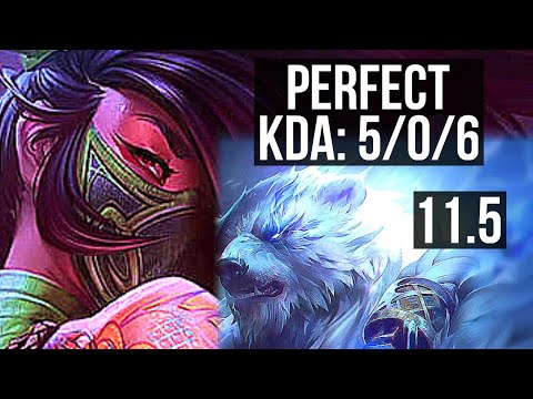 AKALI vs VOLIBEAR (TOP) | 5/0/6, 400+ games | EUW Diamond | v11.5