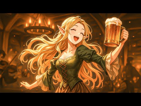 Medieval Tavern Ambience | D&D Fantasy Tavern Music and Peaceful Melodies