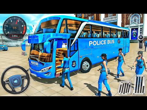 Insane Police Bus Simulator Worth Trying - Bus Driver Uphill Offroad - Android GamePlay