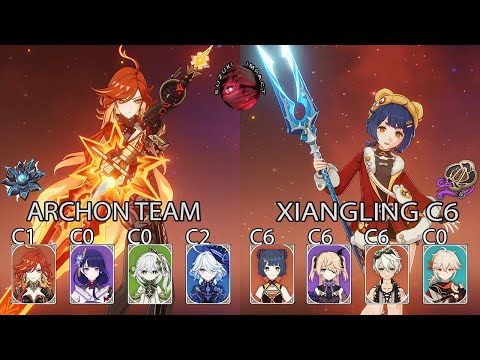 I Cleared Spiral Abyss with AFK Archon Team AND Xiangling DPS! 🤯 | Genshin Impact