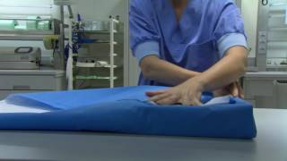 How to Fold Sterilisation Wrap: Envelope Method