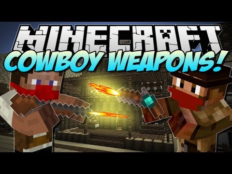 DanTDM's Insane Cowboy Weapon Mod!