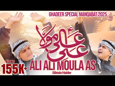 NEW GHADEER 2025 | ALI ALI MOULA | MABQABAT MOULA ALI | SIBTAIN HAIDER