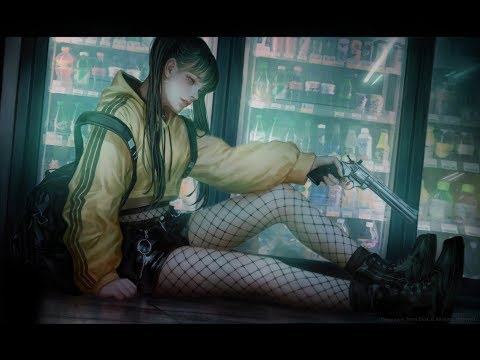 Photoshopスピードペイント - 羊とキツネの夜 (Photoshop Speed Painting -  The Night of sheep and foxes)