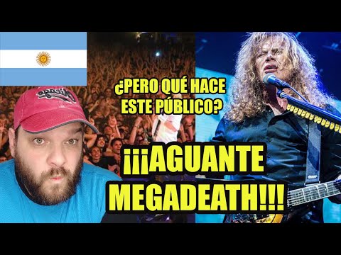 EL ORIGEN DE AGUANTE MEGADETH - CANTANTE ESPAÑOL REACCIONA AL MEJOR PÚBLICO DEL MUNDO