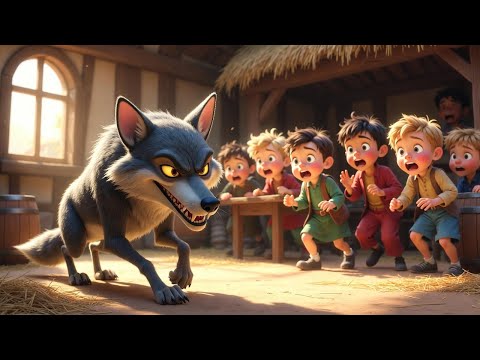 The Wolf and the Seven Kids – A Clever Trick and an Important Lesson | Bedtime Stories for Kids