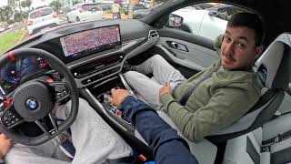 PRIMEIRO ROLE DE BMW M3 ROXA 2026 0KM