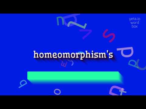 HOMEOMORPHISM'S - HOW TO PRONOUNCE IT?
