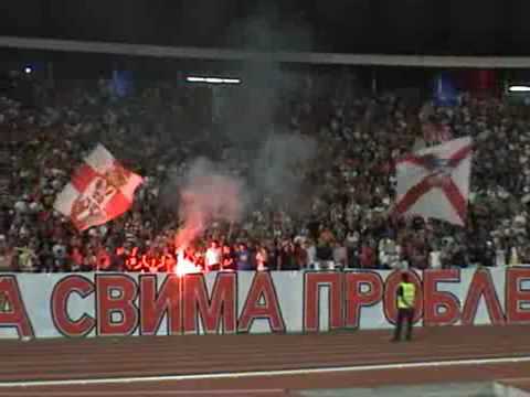 Delije na utakmici Zvezda - Rad 1:0, 23.08.2009.