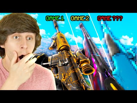 Using the BEST attachments, but on the WORST guns in Warzone