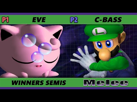 S@X 411 Winners Semis - eve (Jigglypuff) Vs. C-Bass (Luigi, Fox) Smash Melee - SSBM